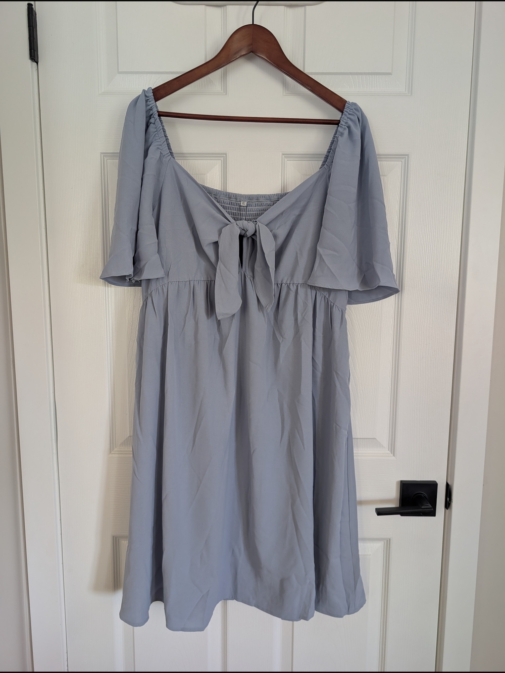 Light Blue Maternity Dress